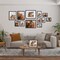 5x7 Picture Frames with Mat Set of 15, Black Wood Photo Frames Bulk Pack, Display 5x7 Photos with Mat or 6x8 Without Mat, MDF Wood Multi Matted Frames for Wall & Tabletop Gallery Display